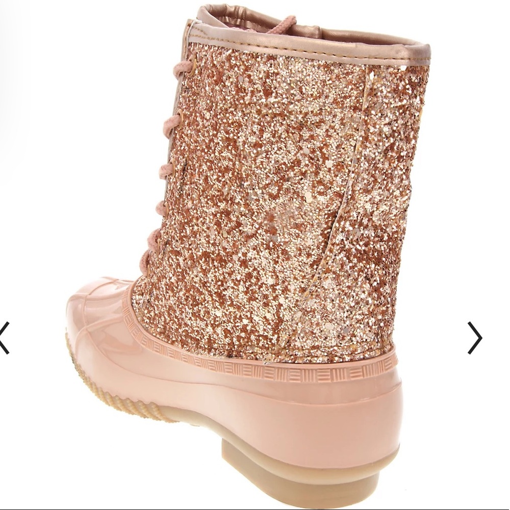 NWT Glitter Rain Boots - Picture 6 of 7